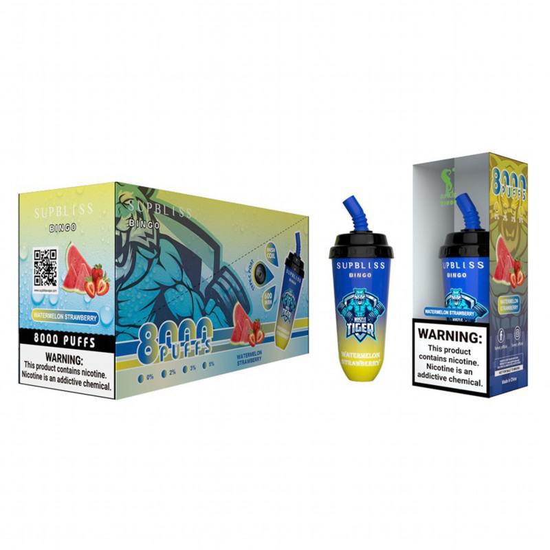 SUPBLISS Supbliss Bingo 8000 Puffs Box