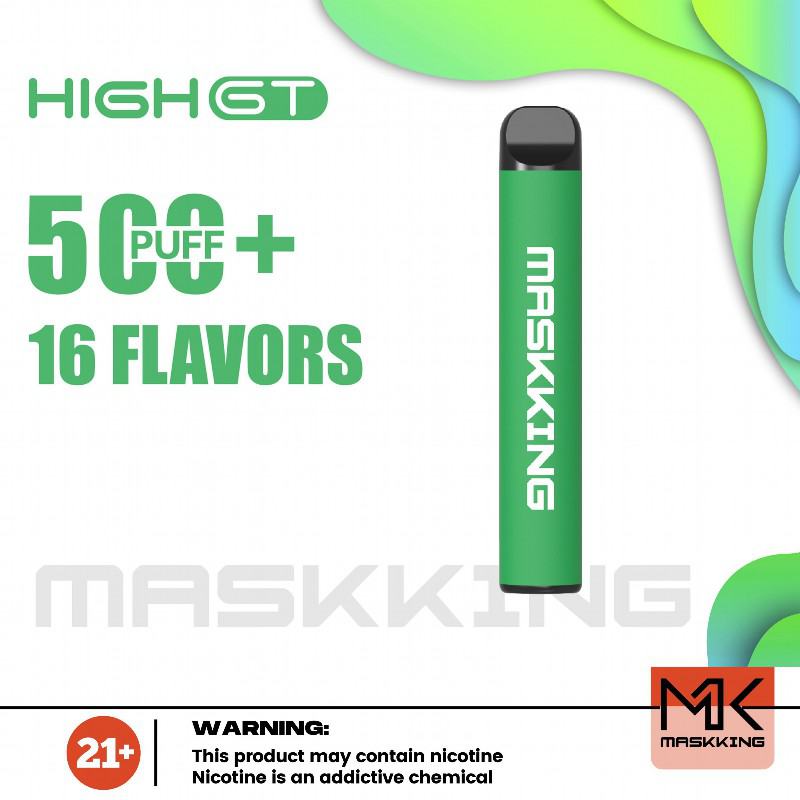 Maskking High Gt 500+ Puffs Disposable E-cigarette