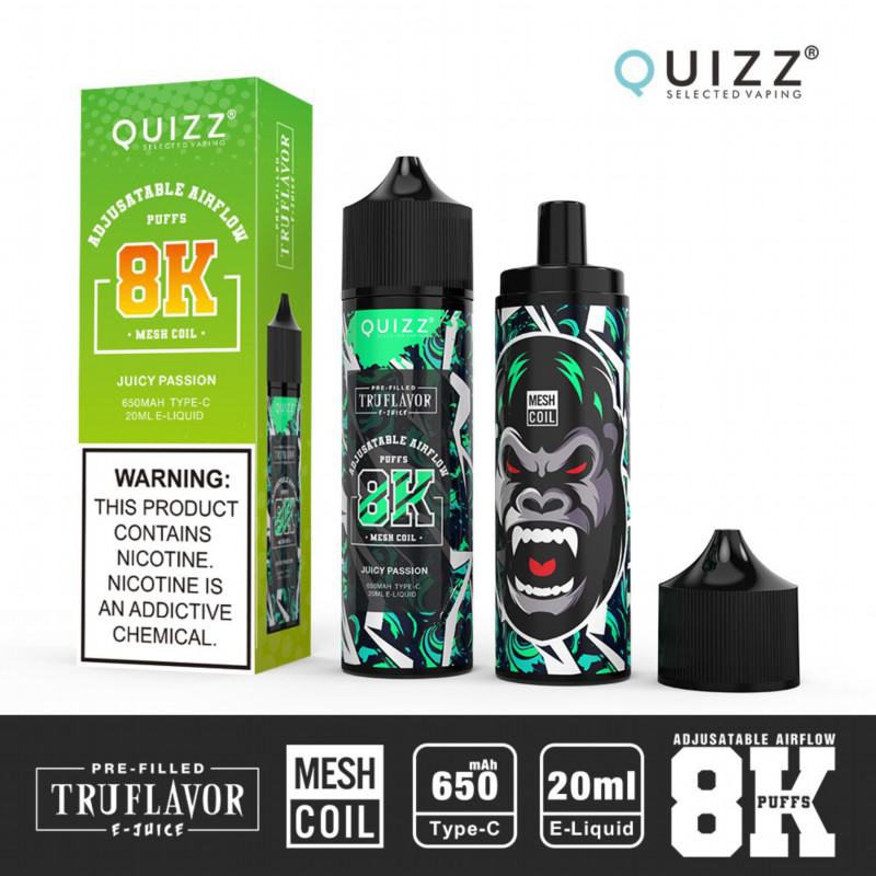 Disposable Blizzard Quizz Qd62  Disposable 8000 Puffs Vape
