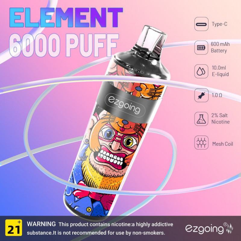 Ezgoing Disposable Vape Brands Ezgoing-6000 About 7000 Puffs