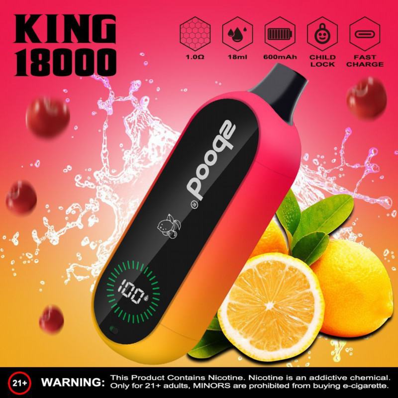 zbood Disposable Vape Bars Zbood King 18k 12000 Puffs