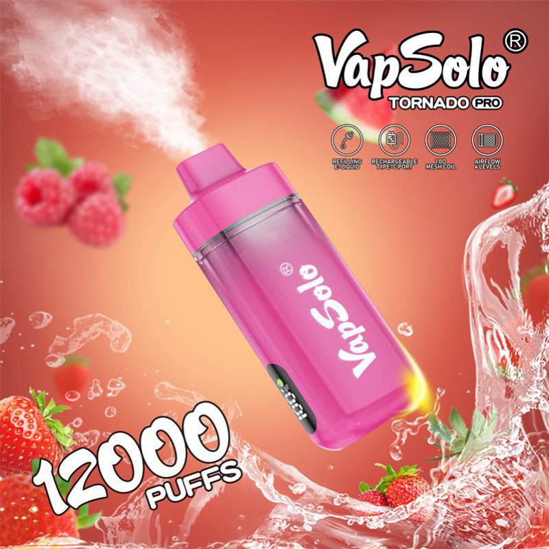 Vapsolo Tornado Pro 12k 12000 Puffs Vape Big Puff Pen Plus