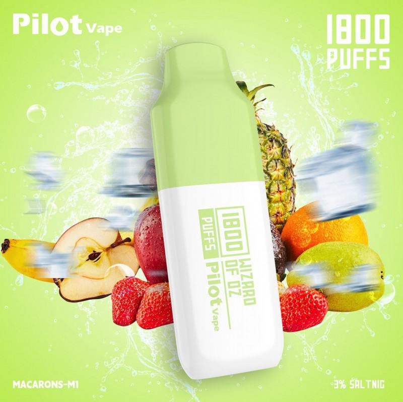 Pilot 2024 Hot Fruit Flavors Electronic Eu Ware 1800 Puffs Vape Pens