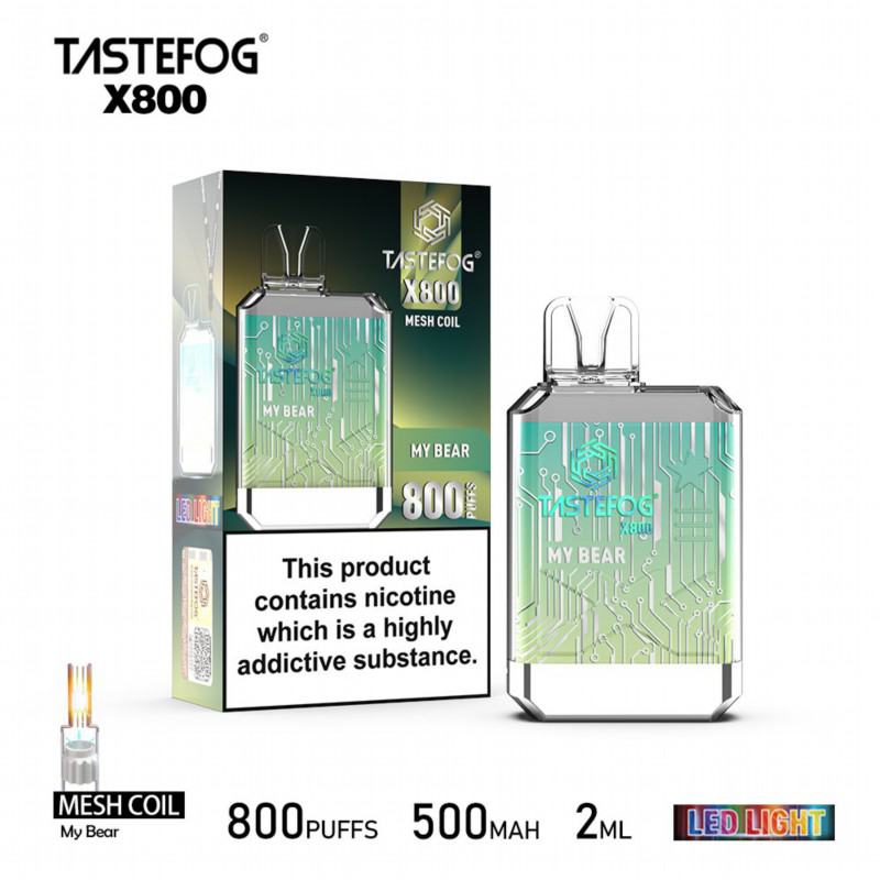 Disposable Vape Brands Tastefog 800 Puffs