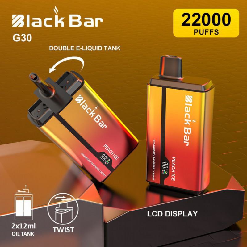 Black OR customizer your brand Puff G30 22000 Puffs Disposable E-cigarette