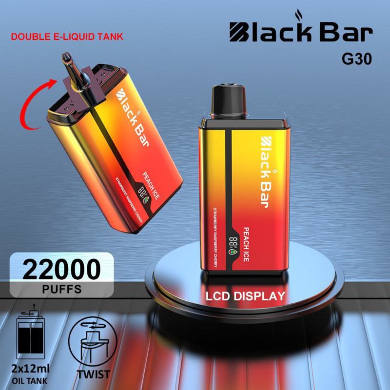 Black OR customizer your brand Puff G30 22000 Puffs Disposable E-cigarette