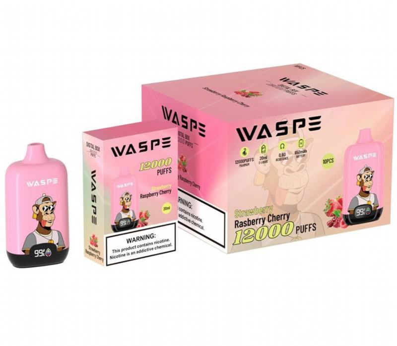 Waspe Digital Box 12k Electronic Cigarette Puff