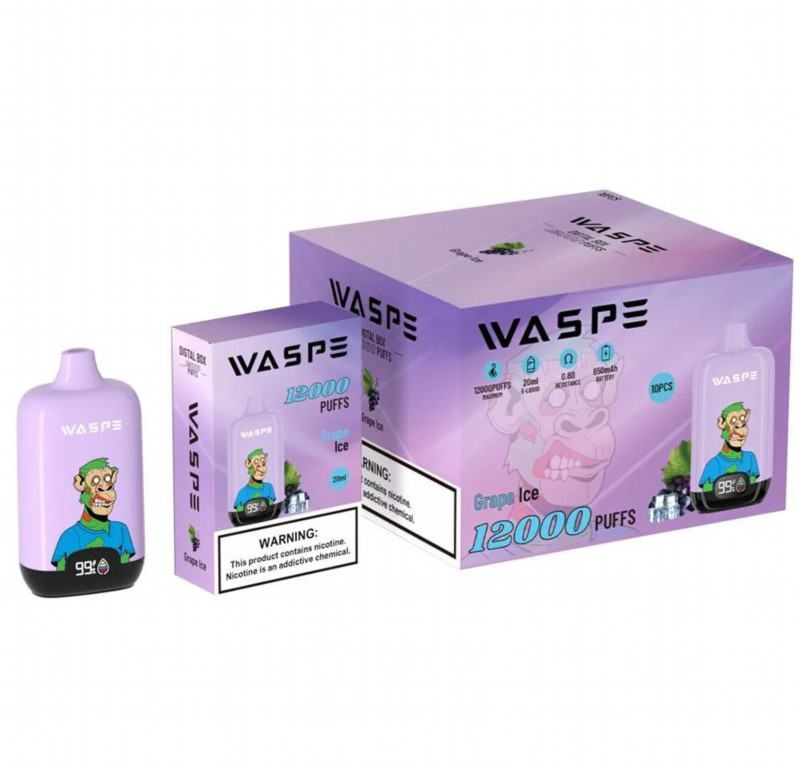 Waspe Digital Box 12k Electronic Cigarette Puff