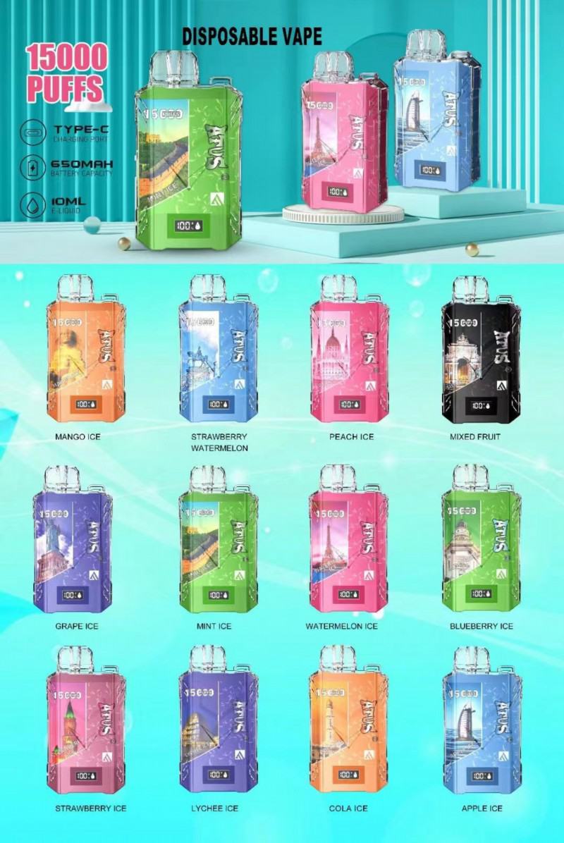 Disposable Sup Vape Atvs 15000 Puffs