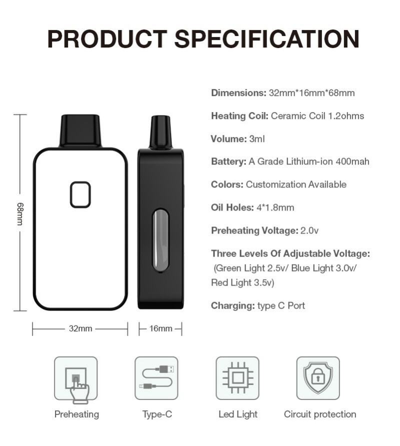 Blizzard T3 Disposable Pod Disposable Vape Bars