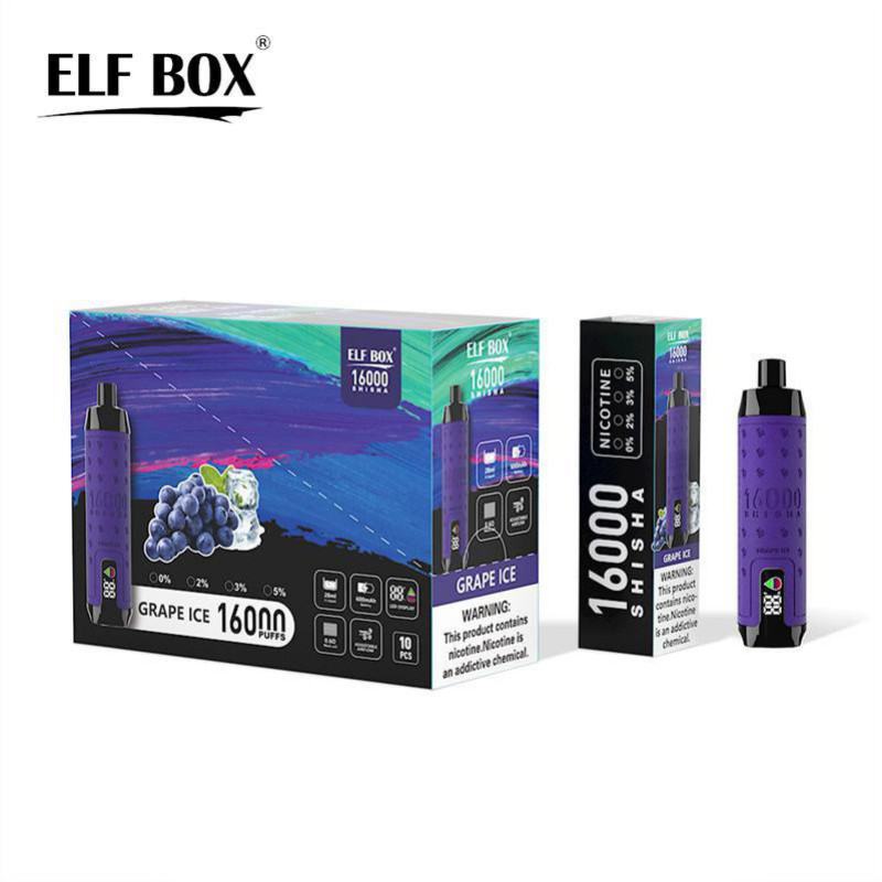 Blizzard Elf Box Shisha Disposable 16000 Puffs Vape Big Puff Pen Plus