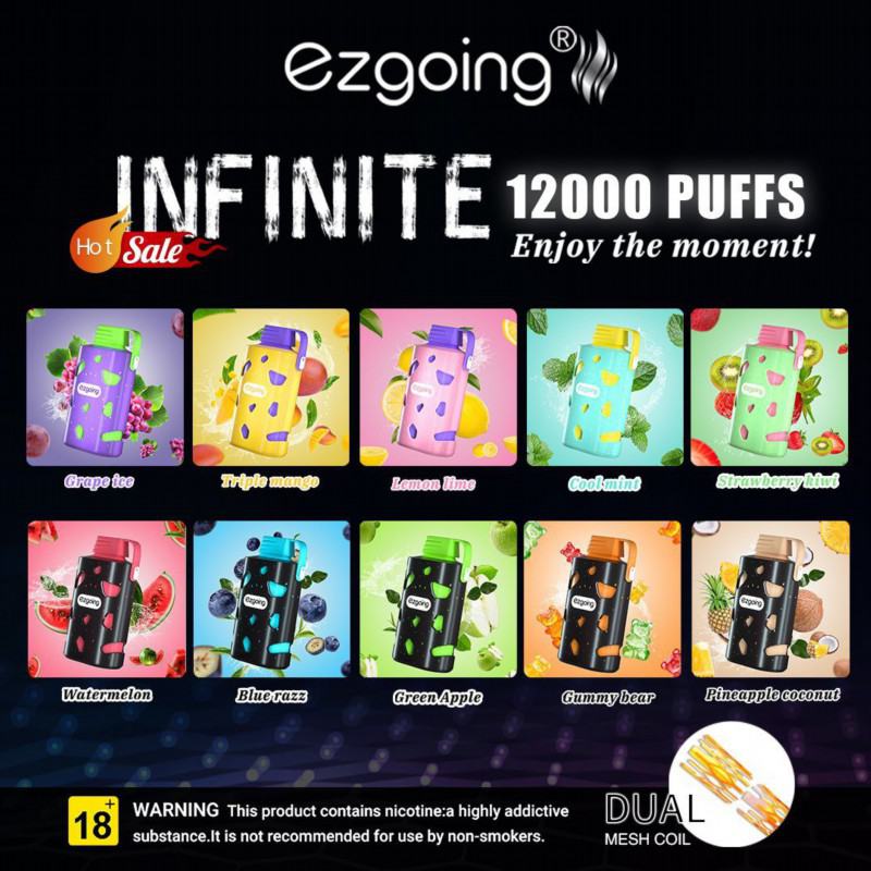 Ezgoing Ezgoing-1200 About 12000 Puffs Box
