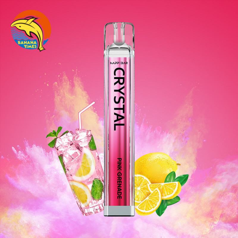Banana Times Happ Crystal  Pod 600 Puffs Disposable Vape Brands