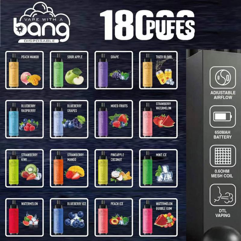 Bang Puff 18000pfgh Disposable E-cigarette
