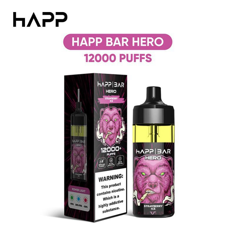 HAPP / White Label Bars Happ Hero 12000 Puffs