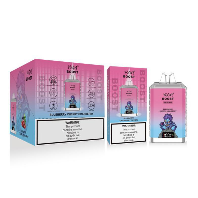 R&m BOOST 15K Vape Bars Electronic 15000 Puffs