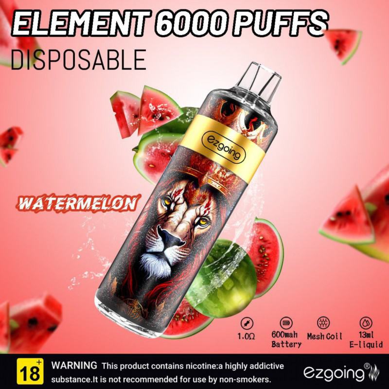 Ezgoing About 6000 Puffs Disposable Smooth Hit Vape