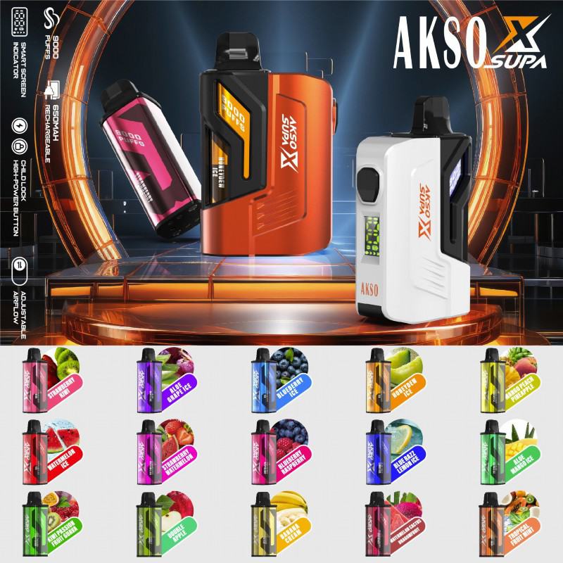 HCIGAR Vape Bars Akso Supa X 9000 Puffs