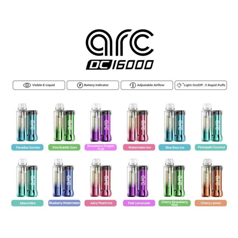 Iplay Disposable Vapes Arc Dc 16000 Puffs