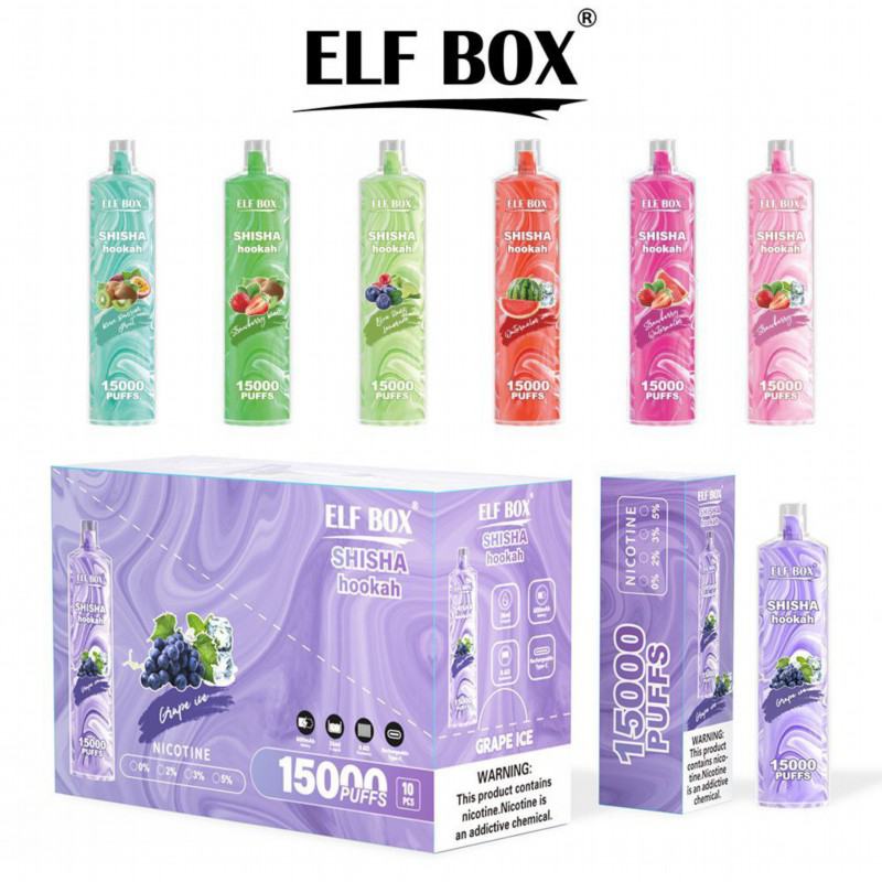 zbood Disposable Vape Brands Elf Box Ls15000 12000 Puffs