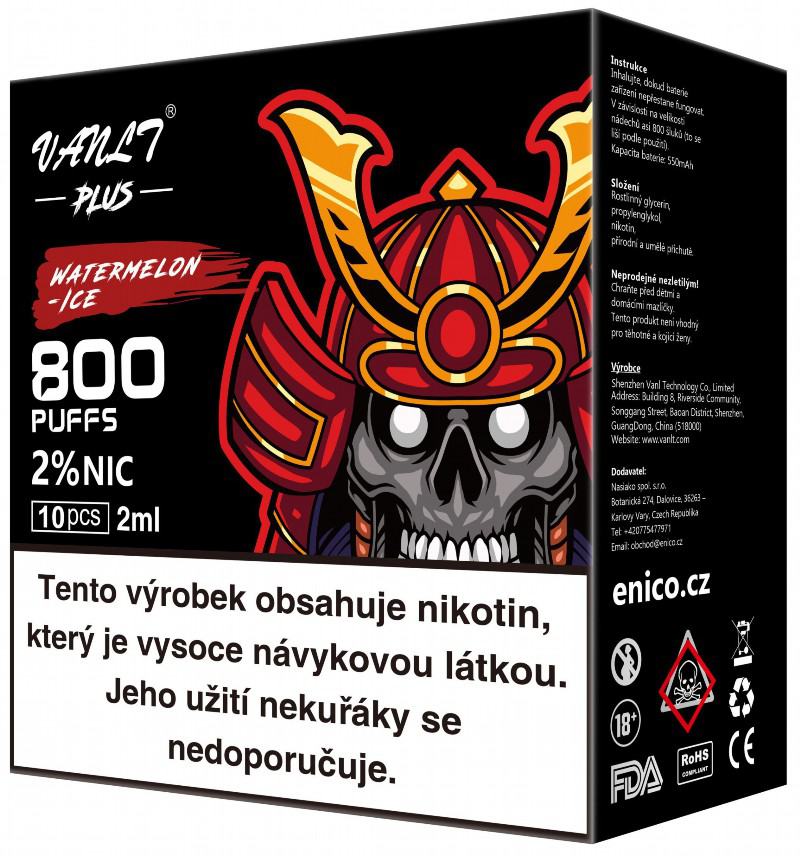 Puff VANLT Vanlt Plus Lux-cr12 Disposable E-cigarette