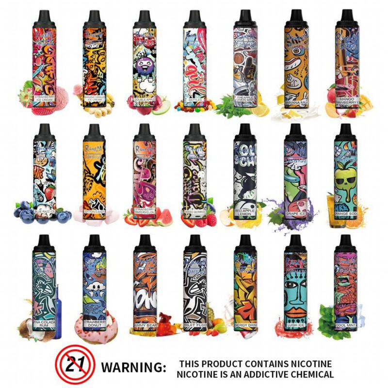 Air Randm Tornado  Disposable Pod 6000 Puffs Vape Rechargeable