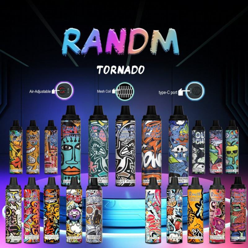 Air Randm Tornado  Disposable Pod 6000 Puffs Vape Rechargeable