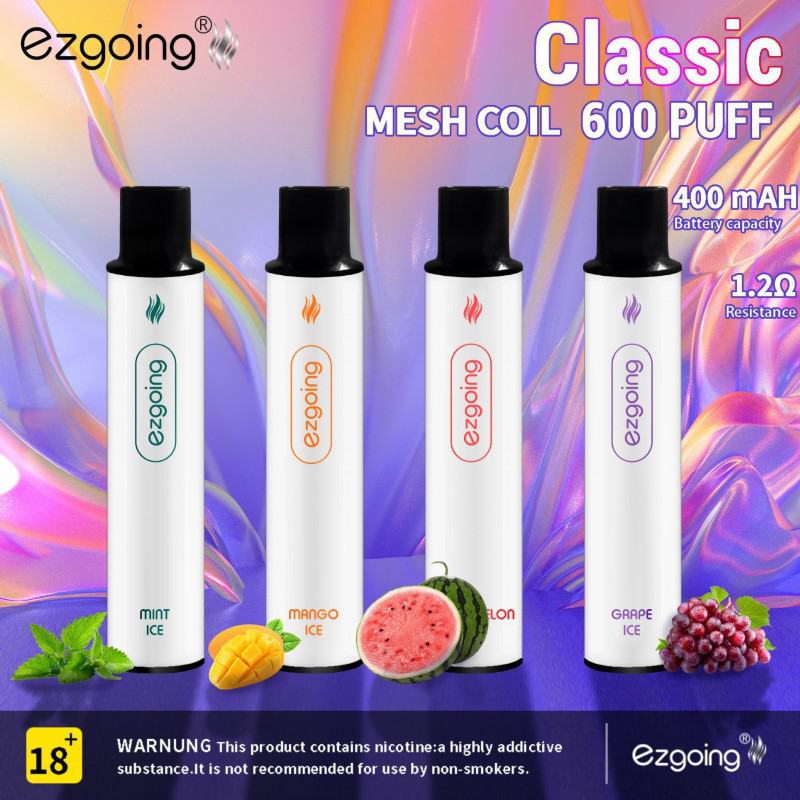 Disposable Ezgoing Vape Ezgoing-600 Classical About 600 Puffs Pens