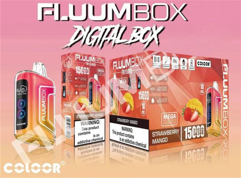 Disposable AIMODE E-cigarette Fluum Digital Box 15000 Nicotine