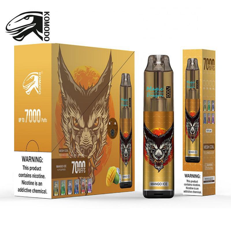 Magic Dragon Custom Packaging Box 7000 Puffs Boxes