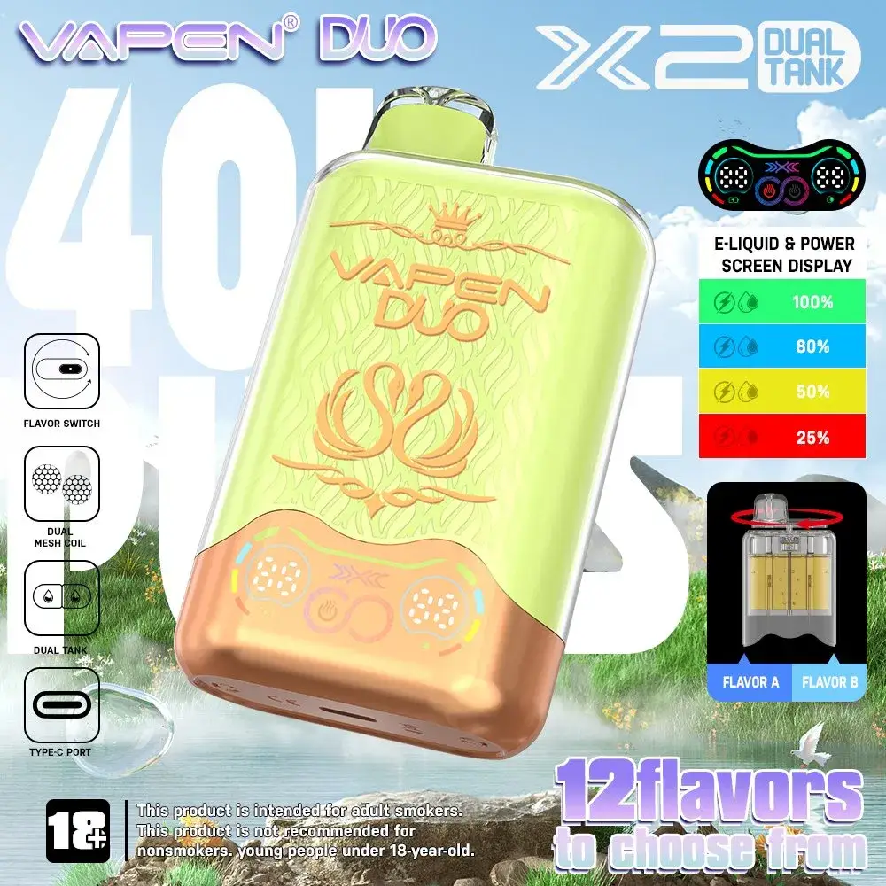 Vapen VA DUO 40000 Puffs Nederland Disposable Vape Pro Pen