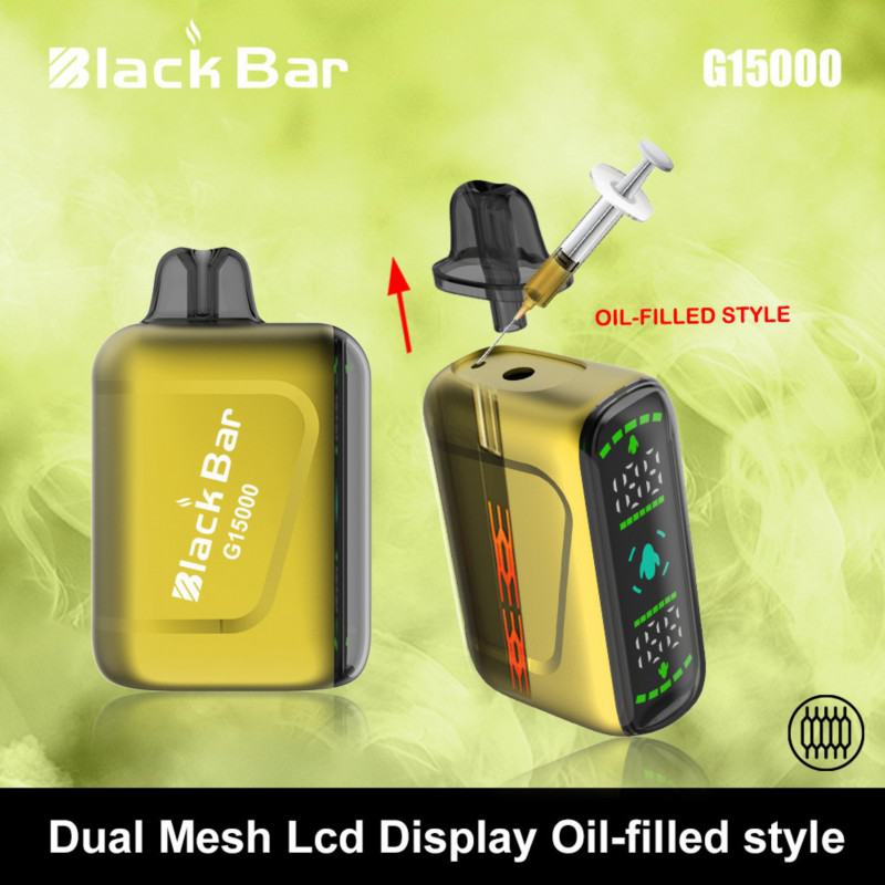 Disposable Black OR Customizer Your Brand E-cigarette G15 15000 Puffs Nicotine