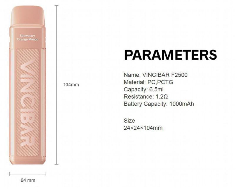 Disposable Vape Pen AIM Maskking Vinci F 2500 Puffs