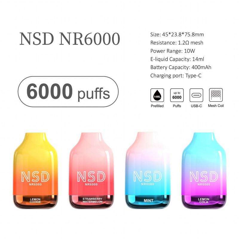 Vape AMANOO NSD 6000 Puffs