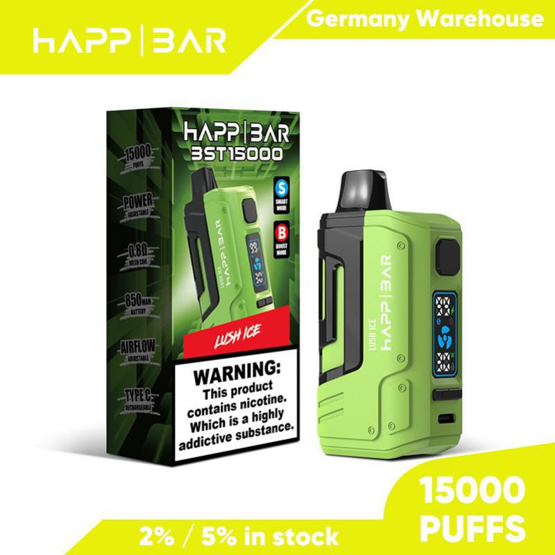 Ocitytimes Happ Bst 15000 Puffs Disposables Vape