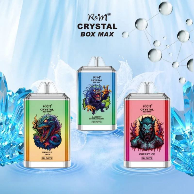 Puff R&M Crystal Box Max 12000 Electronic Cigarette