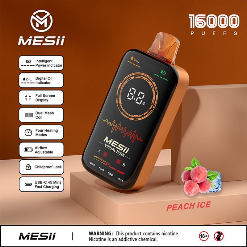 Disposable Vape Mesii Visual Box 16000 Messi Visual 16000 Puffs