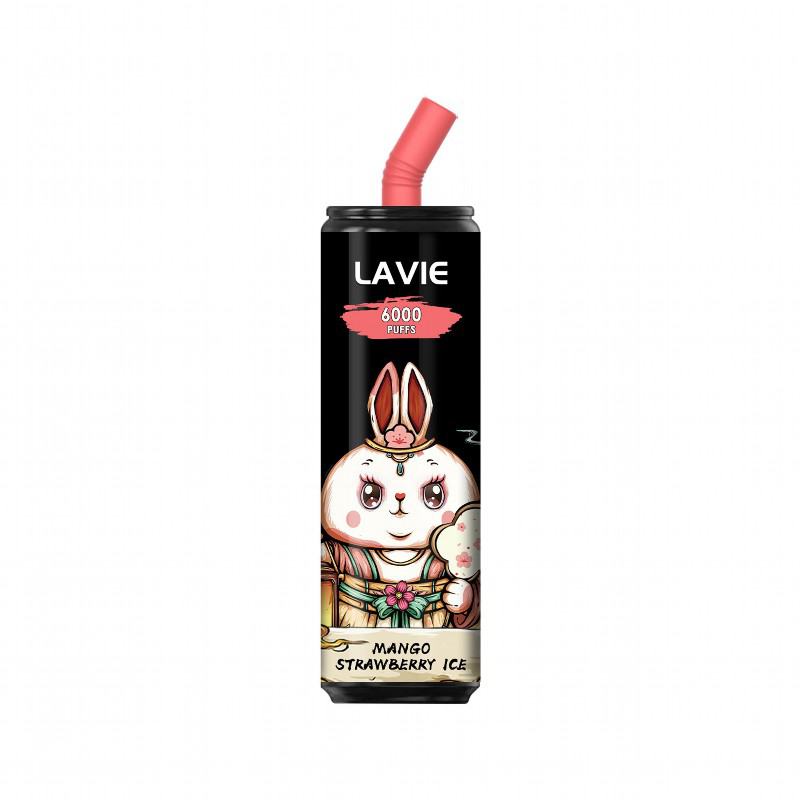 110*30mm Lavie 6000 Puffs Vape Big Puff Pen Plus