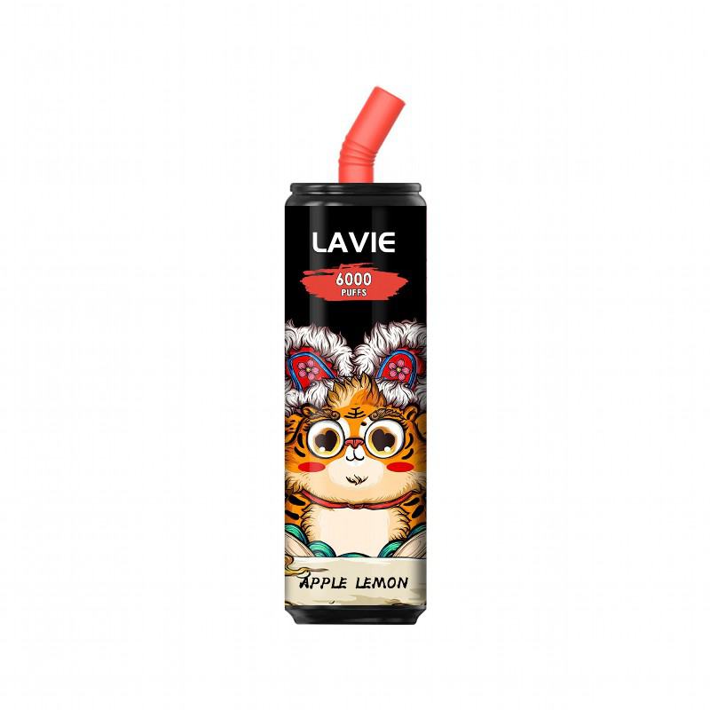 110*30mm Lavie 6000 Puffs Vape Big Puff Pen Plus