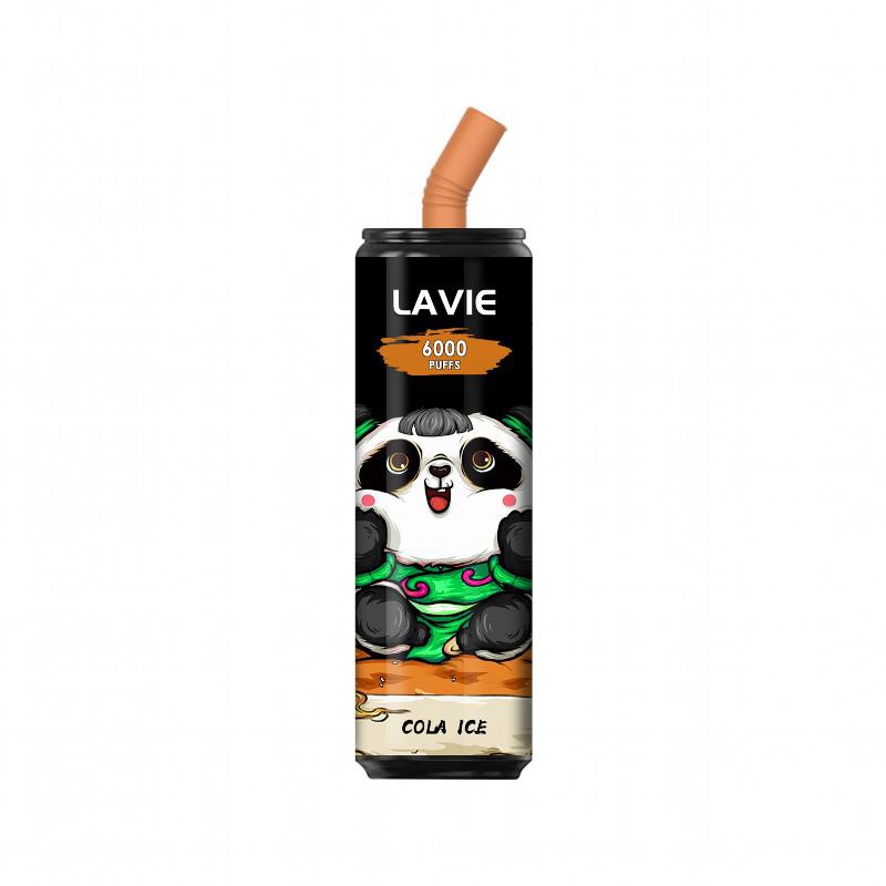 110*30mm Lavie 6000 Puffs Vape Big Puff Pen Plus