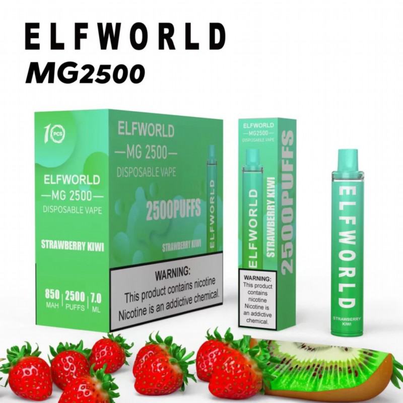 Disposable Elfworld Elf World Mg 2500 E-cigarette Nicotine