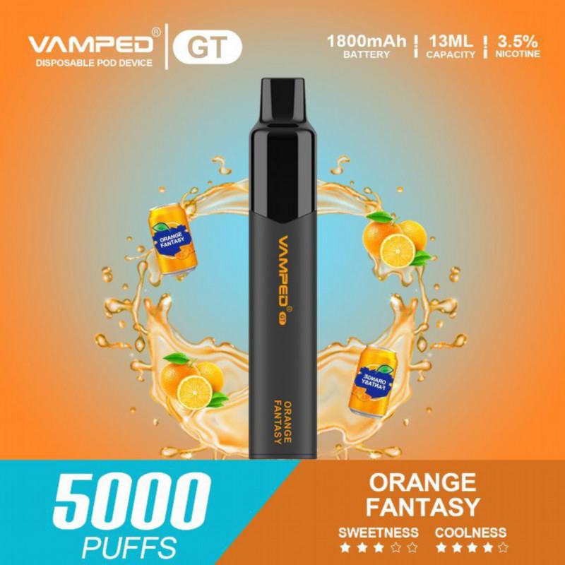 Disposable Vamped Vamped Gt  Disposable 5000 Puffs Vape Pen
