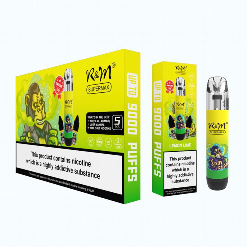 Disposable R&M E-cigarette Kit Nicotine