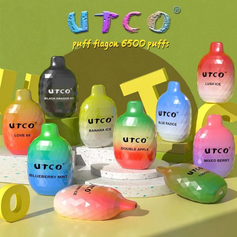 Utco Disposable Vape Flagon Quick2000randomtornado9000rechargeable Puffs Brands