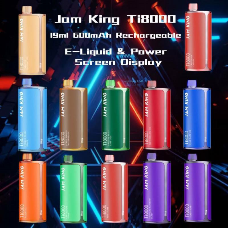 JAM KING Ti8000 Jam King Cks Ti 8000 Puffs Vape Disposable