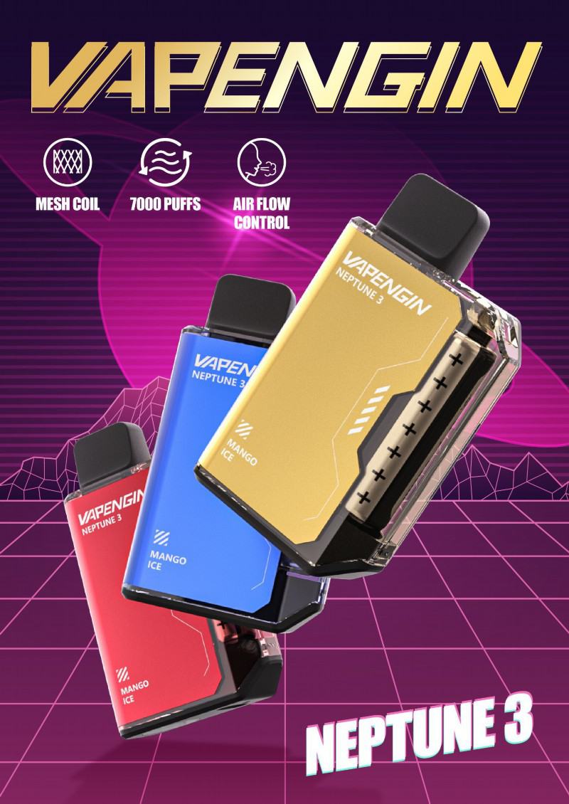 Vapengin Meta Pens Neptune 7000 Puffs Hits Vape Puffs