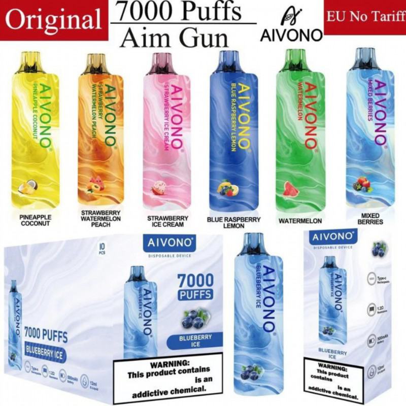 Aim Gun 7000 Puffs Boxes