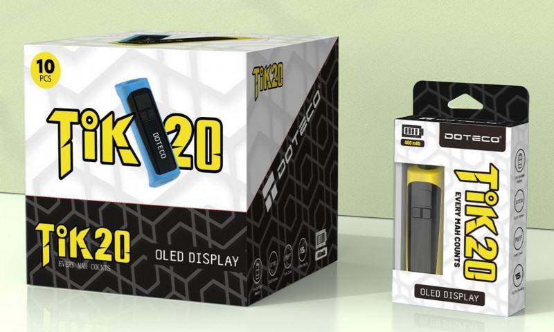Blizzard Disposable Vape Pen Tik20 510  Battery With Oled Display