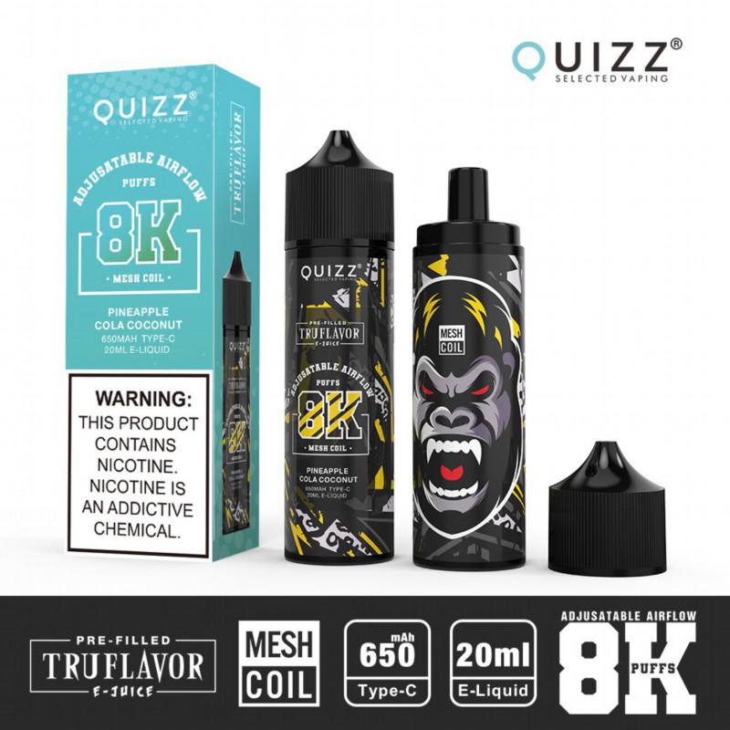 Puff QUIZZ Truflavor 8000 Puffs Electronic Cigarette