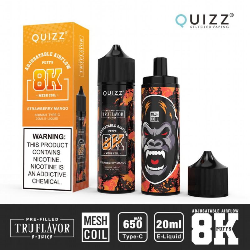 Puff QUIZZ Truflavor 8000 Puffs Electronic Cigarette